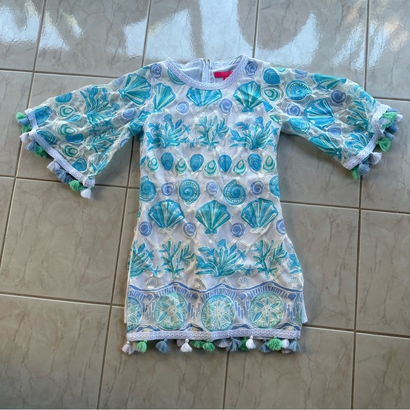 Lilly Pulitzer Jackelin Romper Bali Blue Sea To Sea - Picture 3 of 4